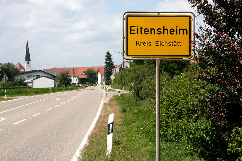 Eitensheim Ortsschild