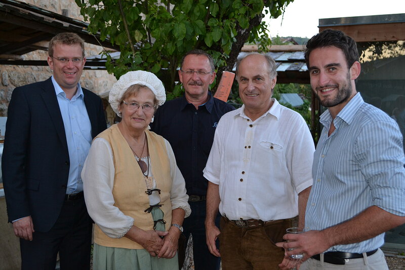 Reinhard Brandl, Johanna Bittl, Wolfgang Roßkopf, Reinhard Eichiner und Markus Meyer