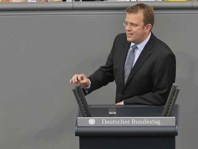 Reinhard Brandl bei einer Rede im Deutschen Bundestag II