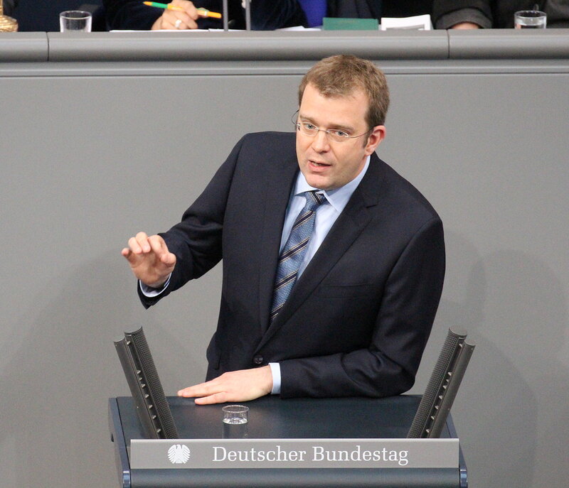 Reinhard Brandl bei einer Rede im Deutschen Bundestag