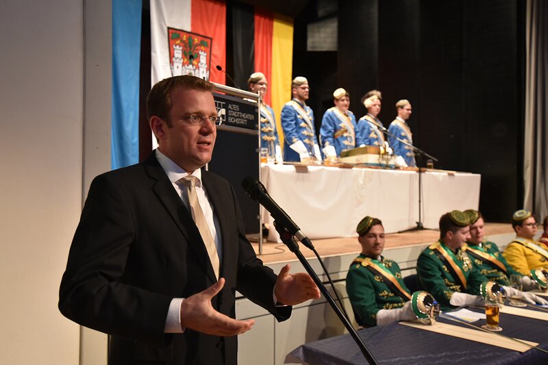 Dr. Reinhard Brandl beim Festkommers der Alcimonia Eichstätt