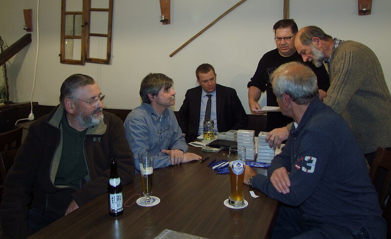 Reinhard Brandl beim Schafkopfturnier in Unsernherrn