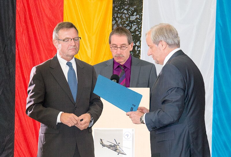 im Bild von links: Herbert Hauck, Wolfgang Steiger, Harald Stein