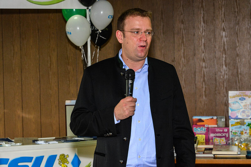 Reinhard Brandl beim Kartoffelfest