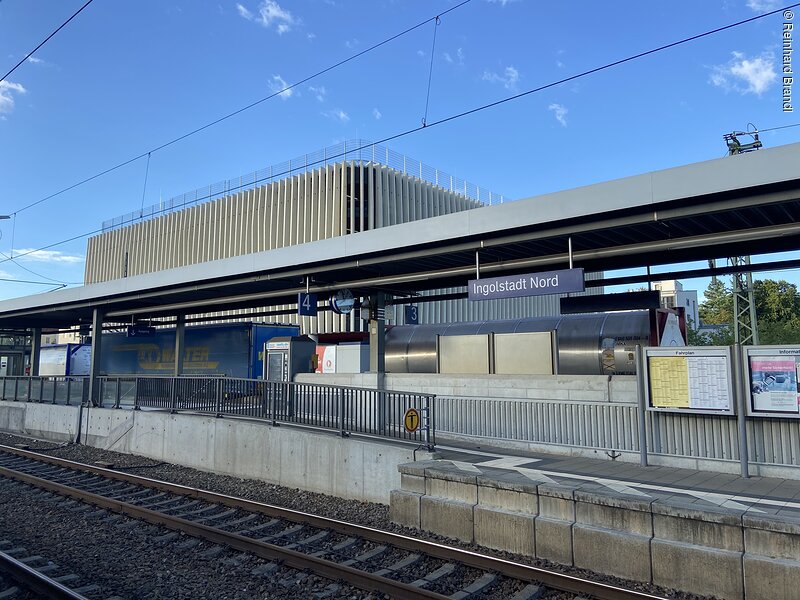 Nordbahnhof vom Bahnsteig aus