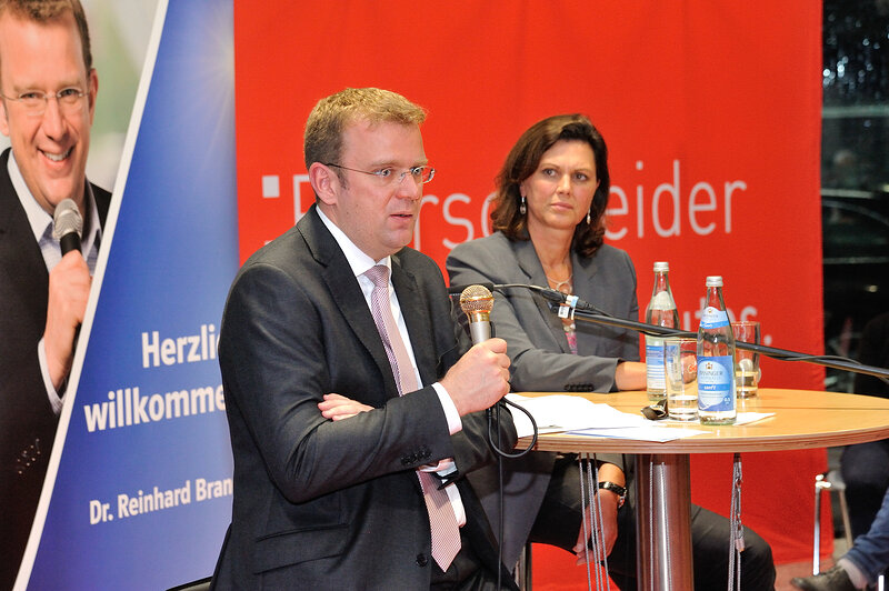 MdB Dr. Reinhard Brandl und Wirtschaftsministerin Ilse Aigner in Beilngries