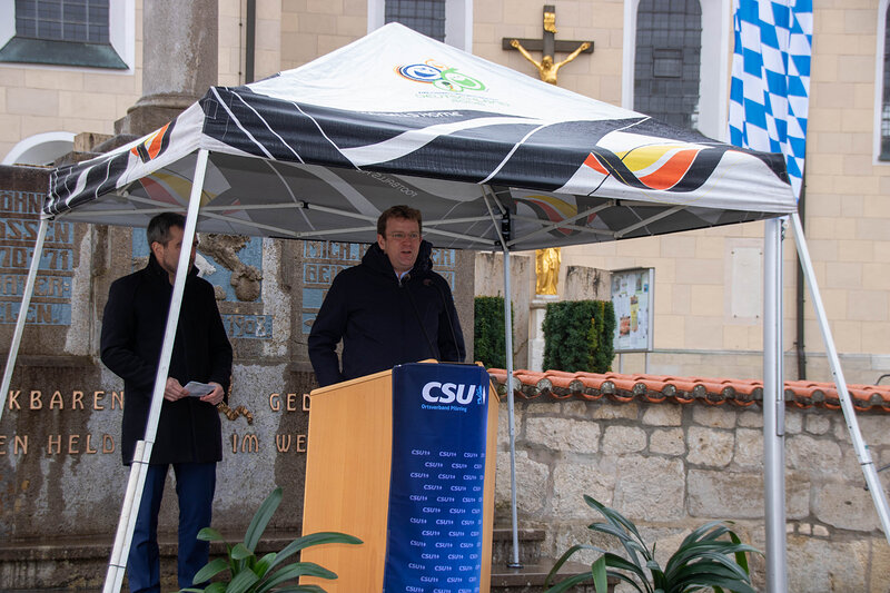 Reinhard Brandl und Alexander Anetsberger in Pförring; Foto: CSU Pförring