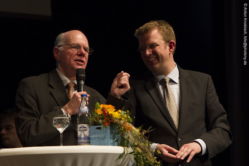 Bundestagspräsident Prof. Dr. Norbert Lammert und MdB Dr. Reinhard Brandl in Eichstätt