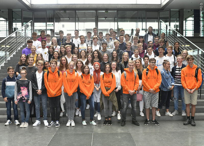 Schülerinnen und Schüler des Gymnasium Gaimersheim; Foto: DBT Inga Haar
