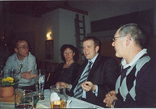 Reinhard Brandl im Gespräch in Rohrenfels