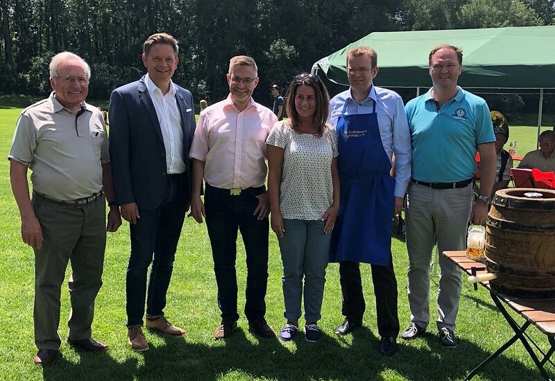 Stefan Groß, Alfred Grob, Matthias Schickel, Nicole Wittmann, Reinhard Brandl und Udo Müller