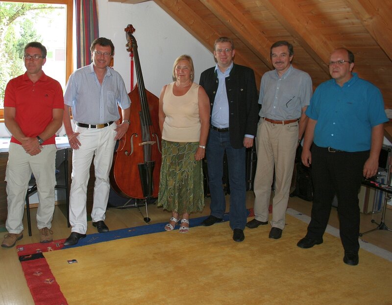 Armin Rohsmanith, Hannelore Eichenseer, Reinhard Brandl, Norbert Hummel und Stefan Seidel