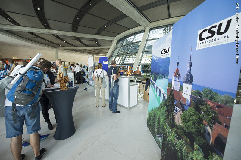 Der Informationsstand der CDU/CSU Landesgruppe