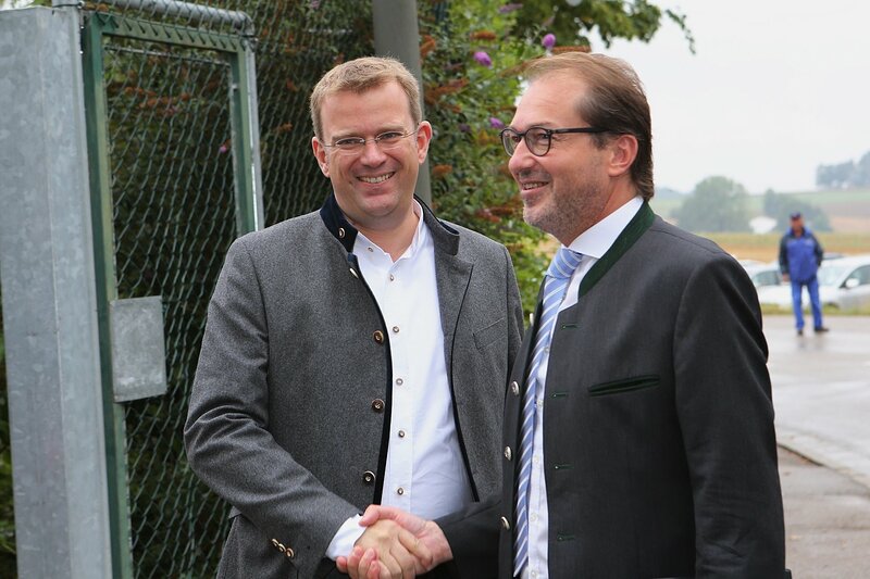 Dr. Reinhard Brandl und Alexander Dobrindt; Foto: M. Kowalski