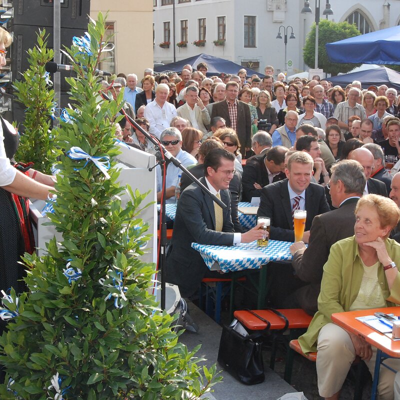 Bundeswirtschaftsminister zu Guttenberg zu Gast in Eichstätt