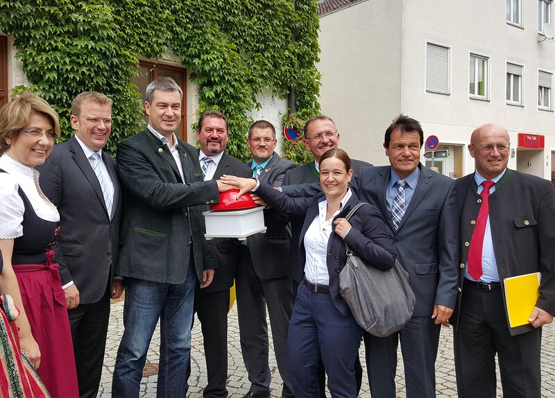 Staatsminister Dr. Markus Söder in Mörnsheim