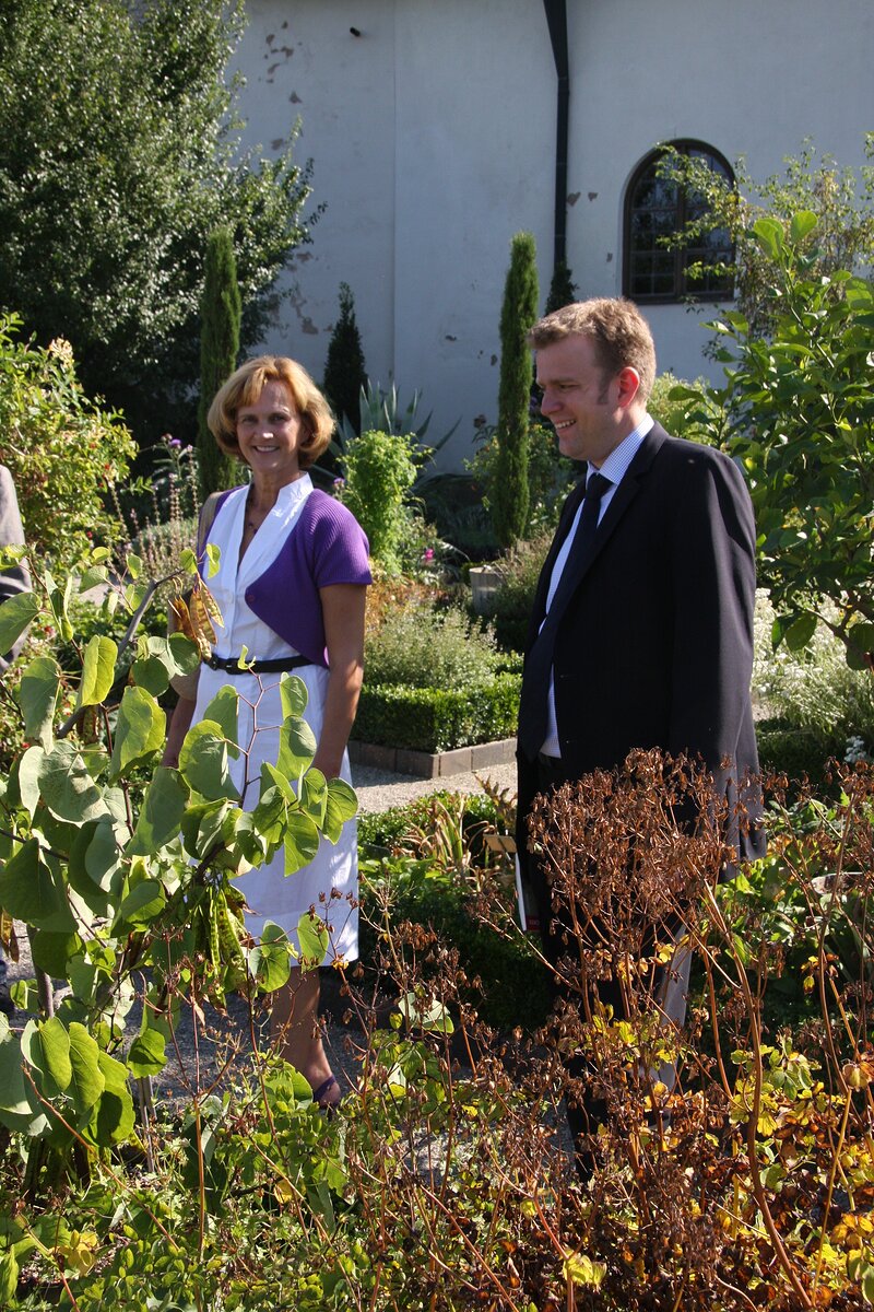 Karin Seehofer und Reinhard Brandl im &quot;Garten von Eichstätt&quot;