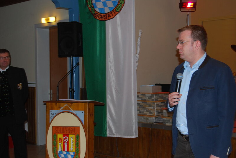 MdB Dr. Reinhard Brandl beim Gauehrenabend in Grösdorf