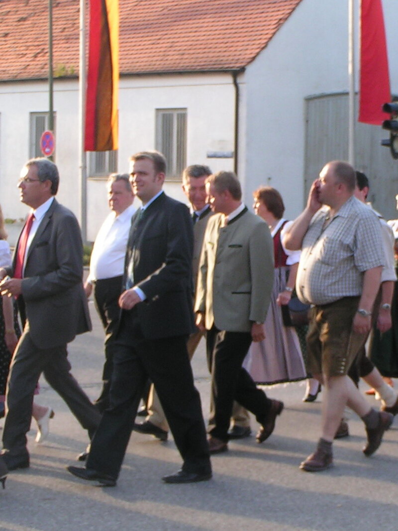 Reinhard Brandl beim Festzug zum Gaimersheimer Volks- und Heimatfest