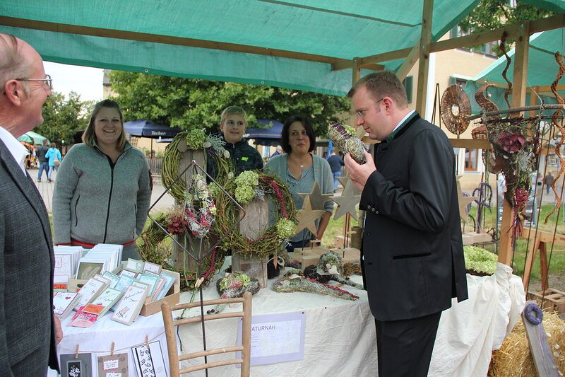 Reinhard Brandl beim Kindinger Markt