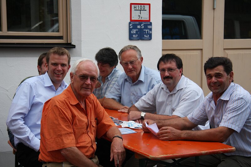 Reinhard Brandl im Gespräch mit der CSU Oberhausen