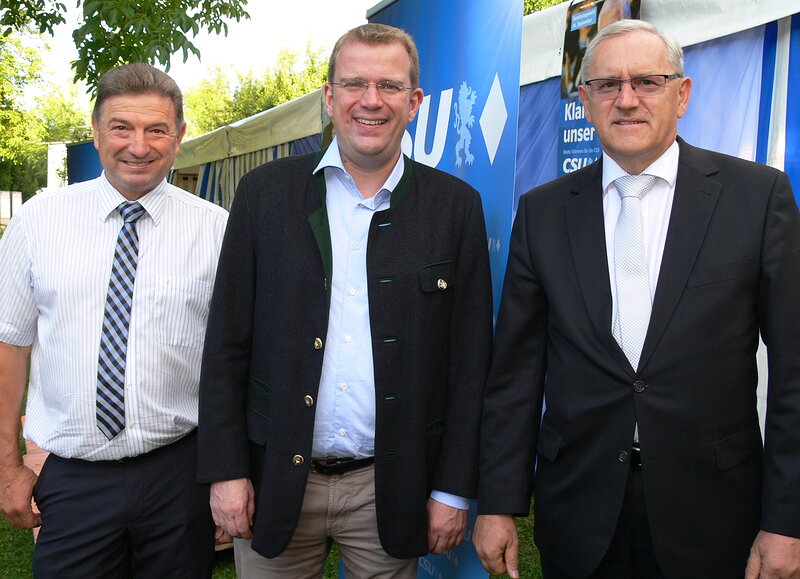Martin Busch, Dr. Reinhard Brandl und Bernhard Sammiller; Foto: Werner Loeper