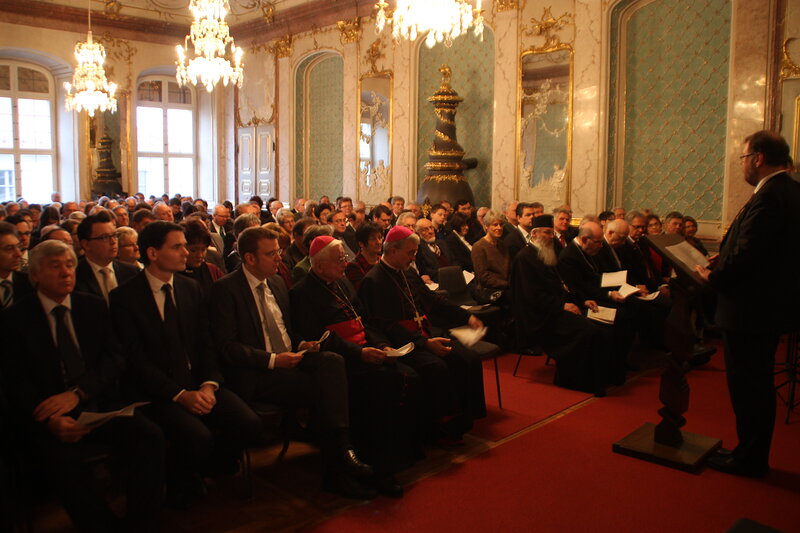 Christian Gärtner bei seiner Neujahrsrede / Foto: Marco Schneider