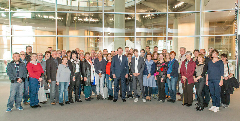 Besuchergruppe in Berlin; Foto: Bundespresseamt