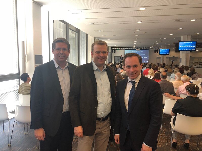 Die Abgeordneten Stephan Stracke, Dr. Reinhard Brandl und Volker Ullrich