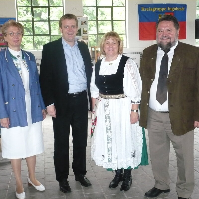 Reinhard Brandl besuchte das Bierfest des Verbandes der Siebenbürger Sachsen