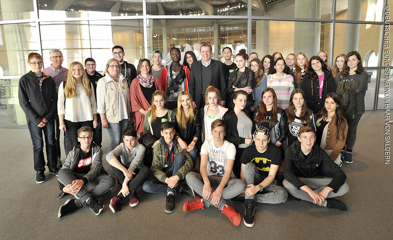 Die Mittelschule Neuburg im Berliner Reichstag