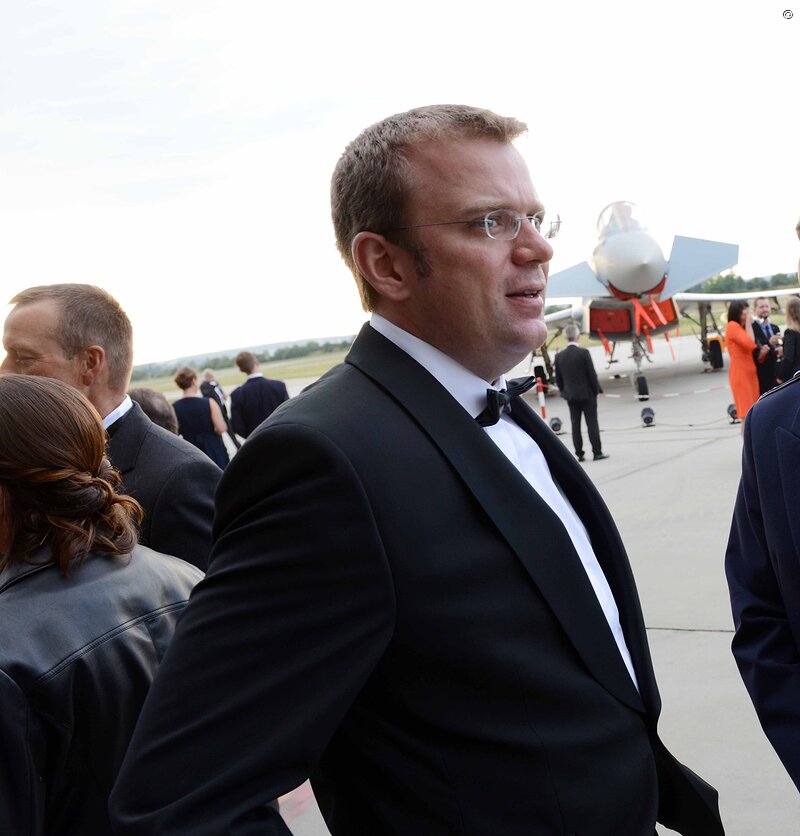 Reinhard Brandl beim Geschwaderball