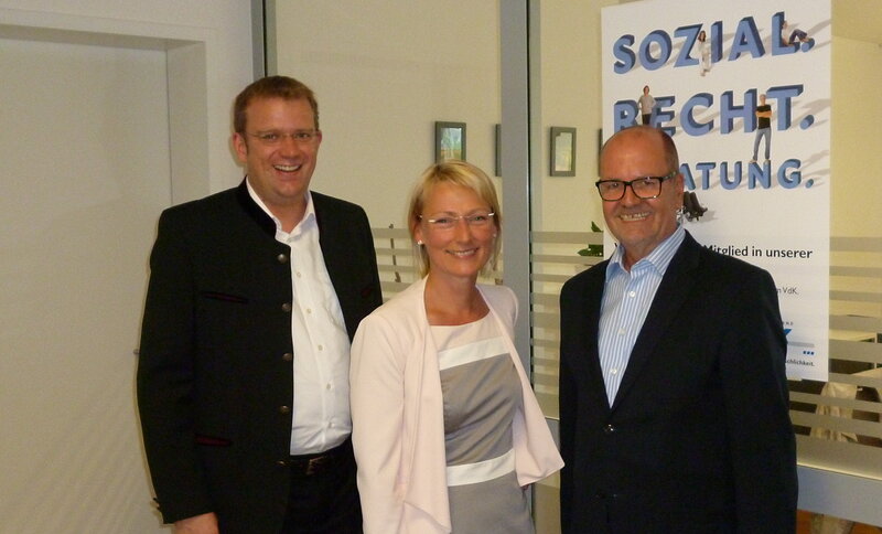 Reinhard Brandl, Sandra Andritschke und Bernhard Peterke