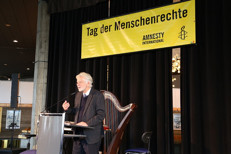 Jürgen Miksch bei seiner Rede