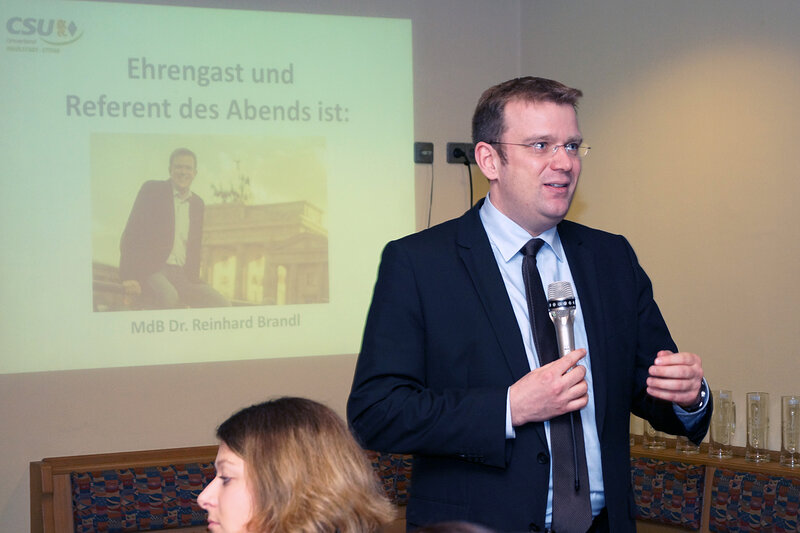 Reinhard Brandl bei der CSU Etting