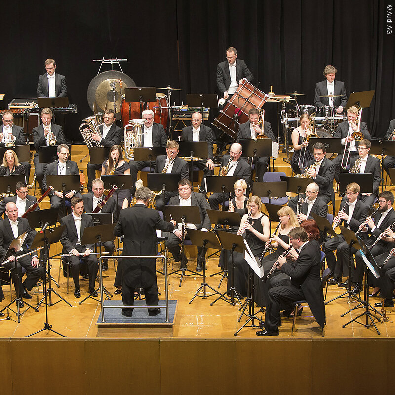 Audi Blaesephilharmonie unter der Leitung von Christian Lombardi
