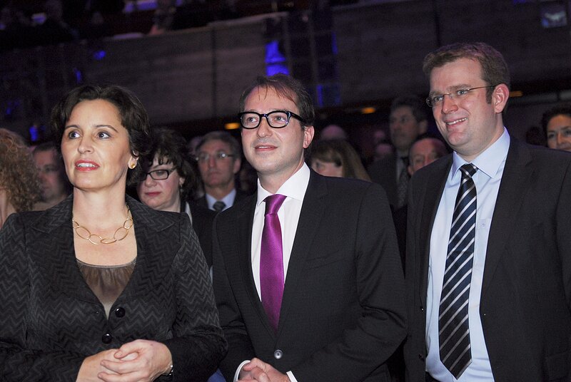 Christine Haderthauer, Alexander Dobrindt und Reinhard Brandl beim Neujahrsempfang der CSU Ingolstadt