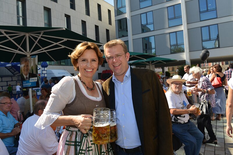 Ein Prosit auf das Sommerfest des CSU-Ortsverbandes Mitte