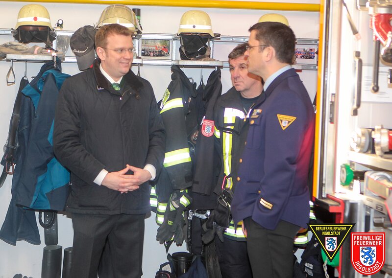 Reinhard Brandl bei der Feuerwehr Haunwöhr