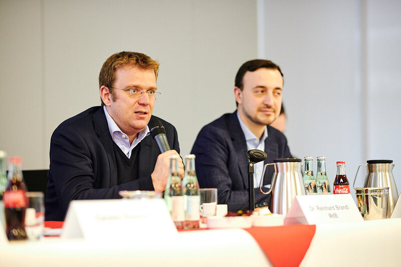 Dr. Reinhard Brandl MdB und JU-Bundesvorsitzender Paul Ziemiak MdB in Schrobenhausen; Foto: MBDA
