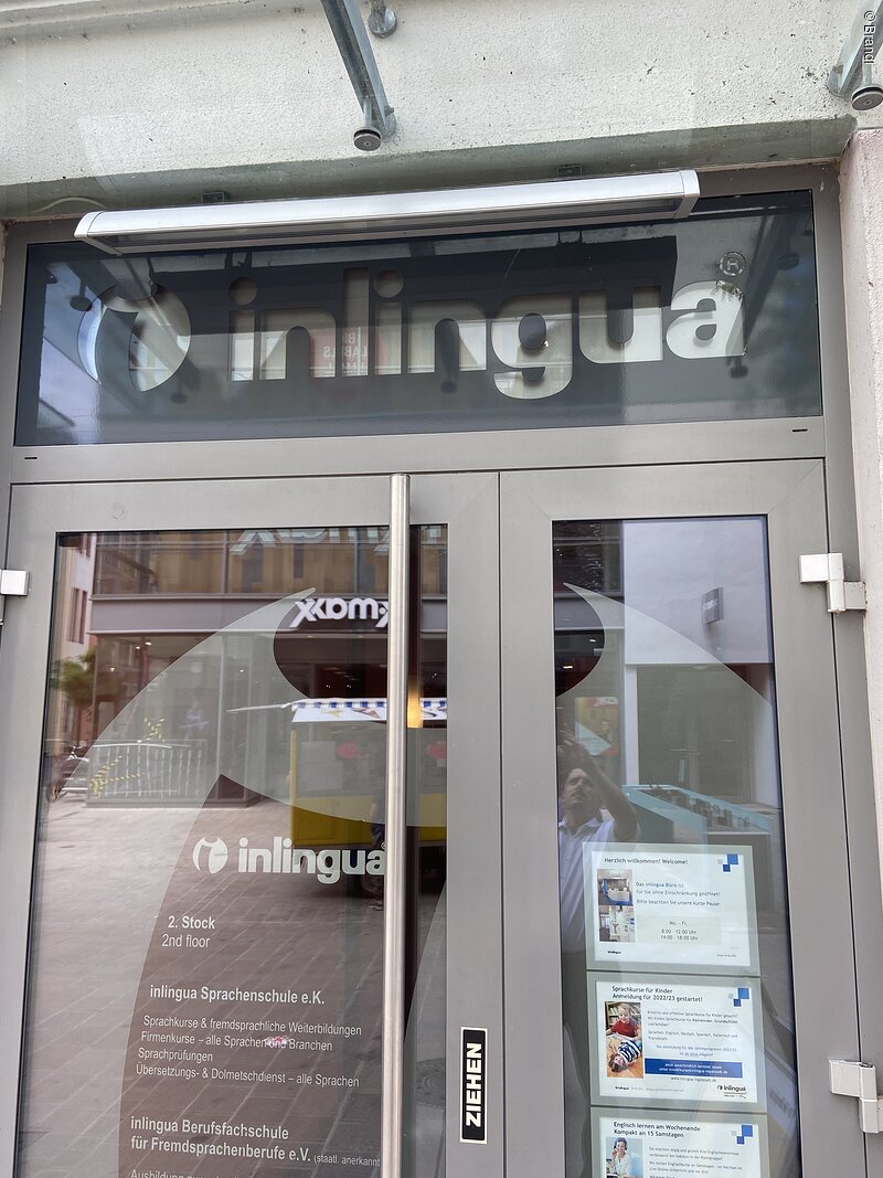 Türschild Inlingua Sprachenschule