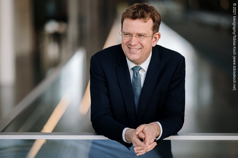 Reinhard Brandl am 05.03.21 in Berlin im Deutschen Bundestag. / Foto: Tobias Koch (www.tobiaskoch.net)