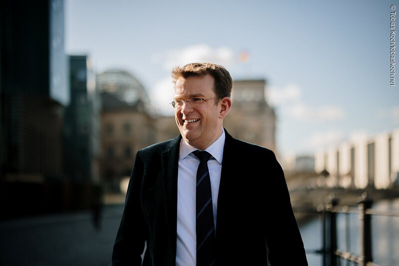 Reinhard Brandl am 05.03.21 in Berlin im Deutschen Bundestag. / Foto: Tobias Koch (www.tobiaskoch.net)